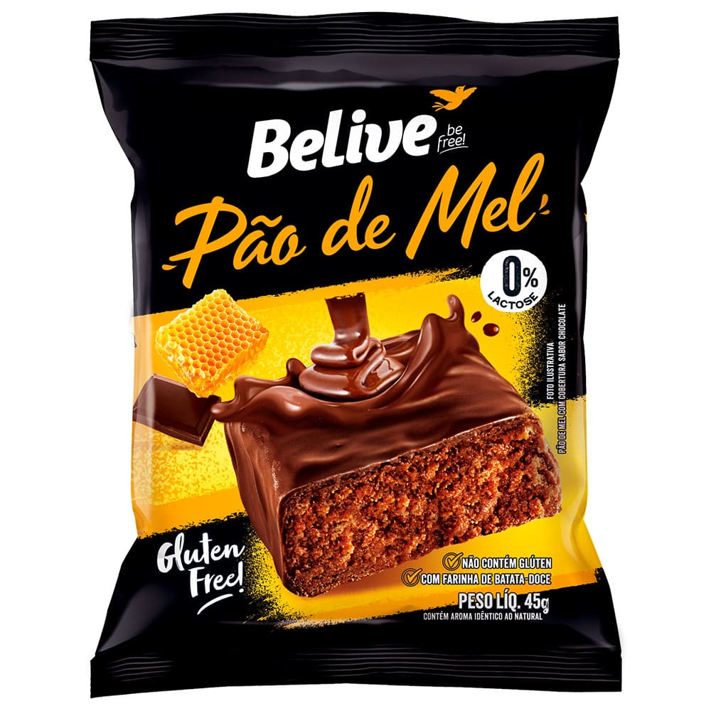 Pão de Mel Belive 45g  Mambo Supermercado São Paulo - Mambo