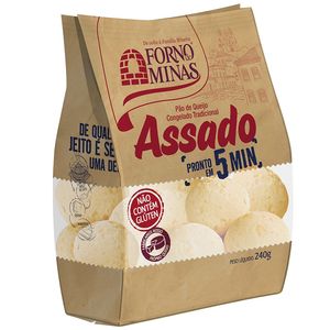 Pão de Queijo Assado Forno de Minas 240g