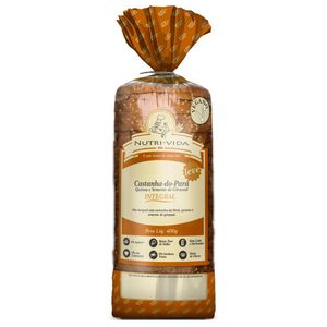 Pão Integral Leve Castanha-do-Pará Vegano Nutri-vida 400g