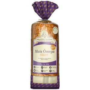 Pão Integral Mais Ômega Vegano Nutri-vida 400g