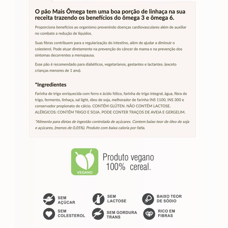 Pao-Integral-Mais-Omega-Vegano-Nutri-Vida-400g