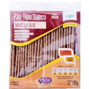 Pão Sueco Multigrãos Light Via Delícia 180g