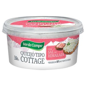 Queijo Cottage com Sal do Himalaia Verde Campo 200g