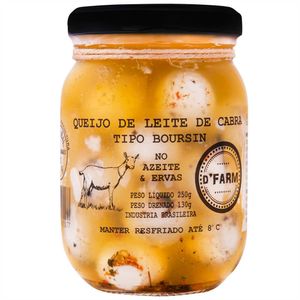 Queijo de Cabra com Azeite e Ervas D Farm 250g
