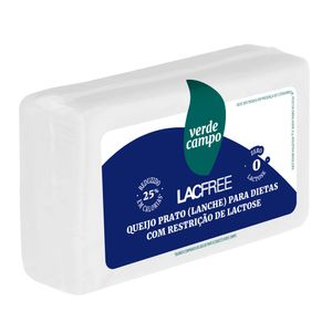 Queijo Prato Lanche Lacfree Verde Campo
