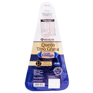 Queijo Tipo Grana Gran Formaggio Kg