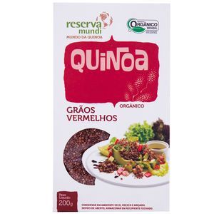 Quinoa em Grãos Vermelhos Orgânica Reserva Mundi 200g