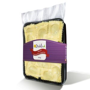 Ravioli Mussarela com Manjericão Strabella Due Grani 500g