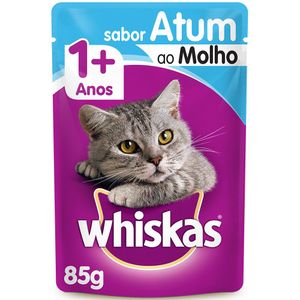 Ração para Gato Sabor Atum Whiskas Sachê 85g