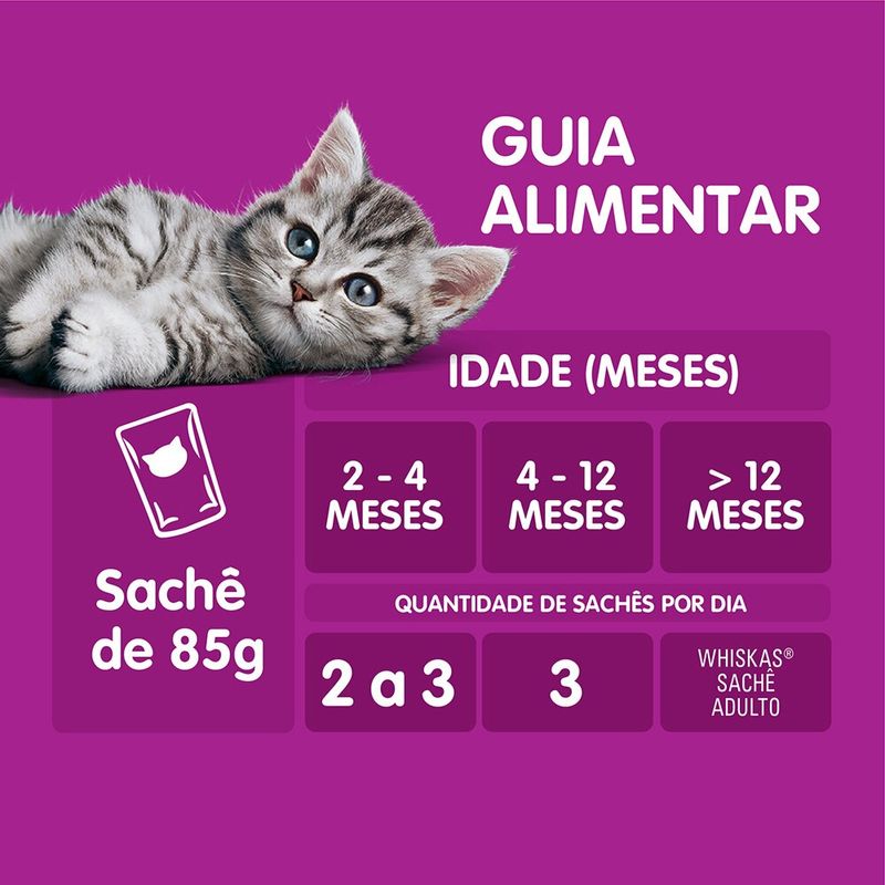 Racao-Para-Gato-Sabor-Carne-Whiskas-Sache-Filhote-85g