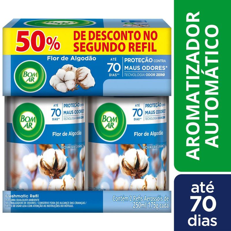 Refil-Desodorizador-de-Ambiente-Freshmatic-Air-Wick-Bom-ar-2-Unidades-250ml-Cada-Gratis-50-de-Desconto-na-2c2aa-Unidade