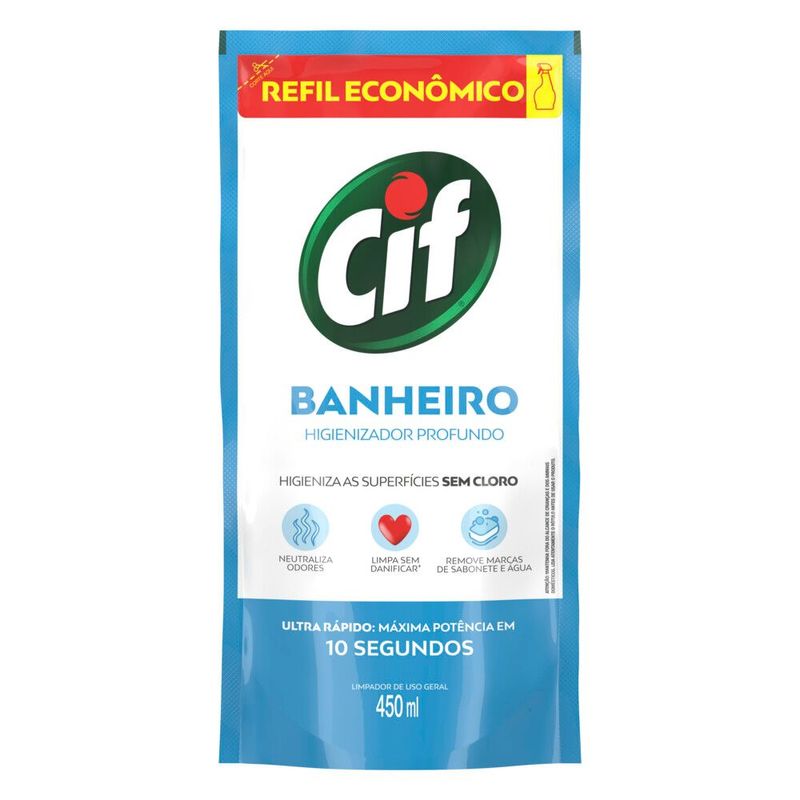 Refil-Limpa-Banheiro-Sem-Cloro-Sache-Cif-450ml