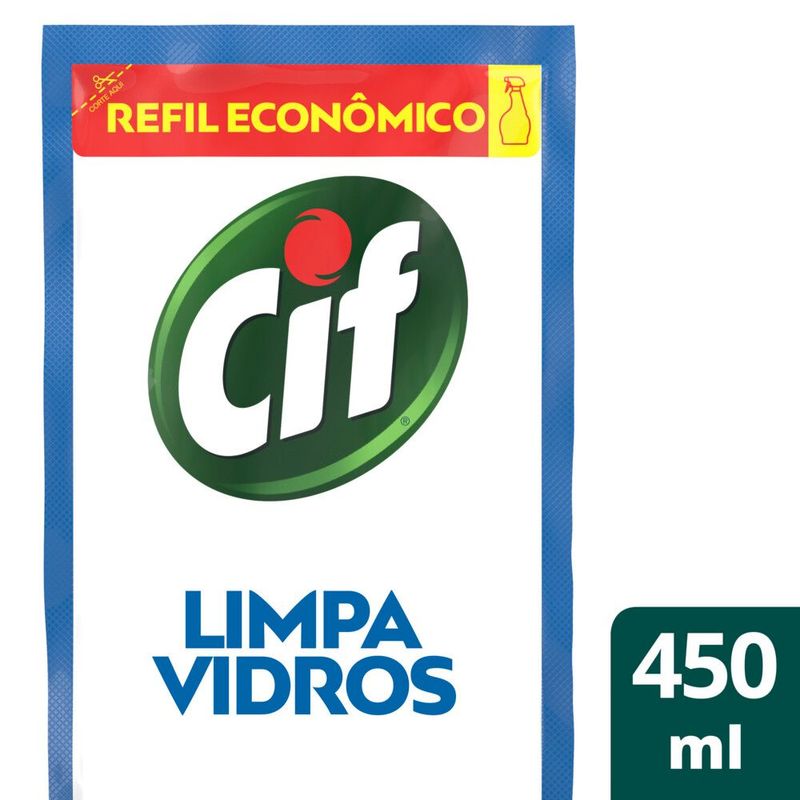 Limpa-Vidro-Sache-Cif-450ml