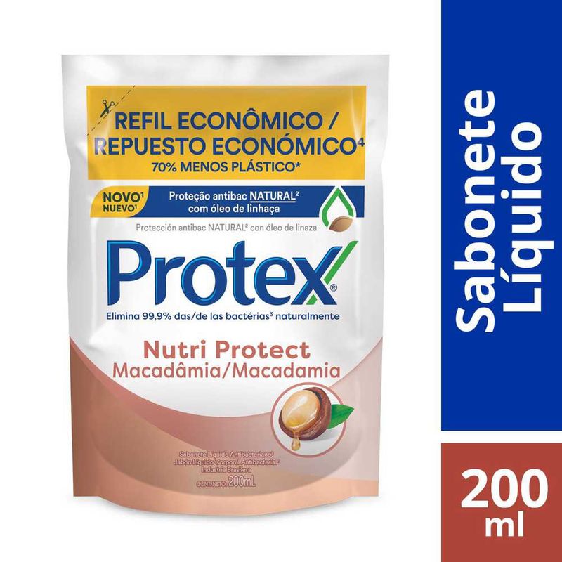 Refil-Sabonete-Liquido-Antibacteriano-Macadamia-Protex-200ml