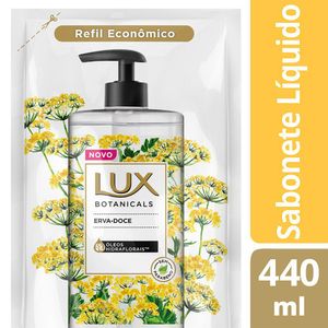 Refil Sabonete Líquido para Mãos Erva Doce Lux 440ml