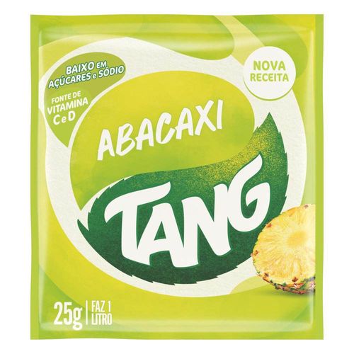 Refresco em Pó Sabor Abacaxi Tang 25g