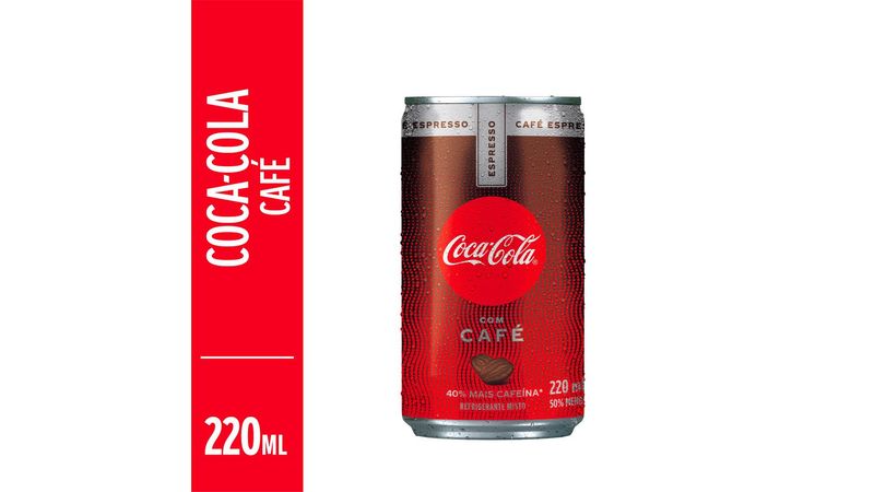Coca-Cola Plus Café Espresso Lata 220ml 56287 - Coca-Cola - lojasmel