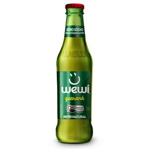 Refrigerante Orgânico Guaraná Wewi Vidro 255ml