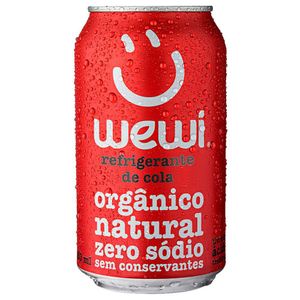 Refrigerante Orgânico Sabor Coca Wewi Lata 350ml