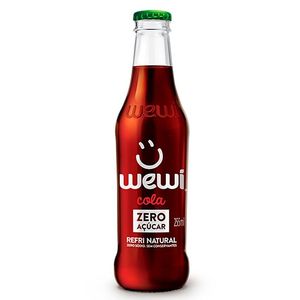 Refrigerante Sem Açúcar Orgânico Cola Wewi Vidro 255ml