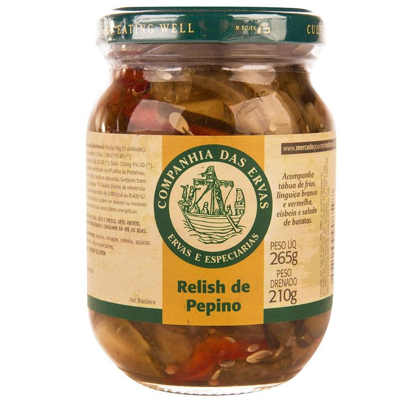 Relish-Pepino-Cia-Das-Ervas-265g