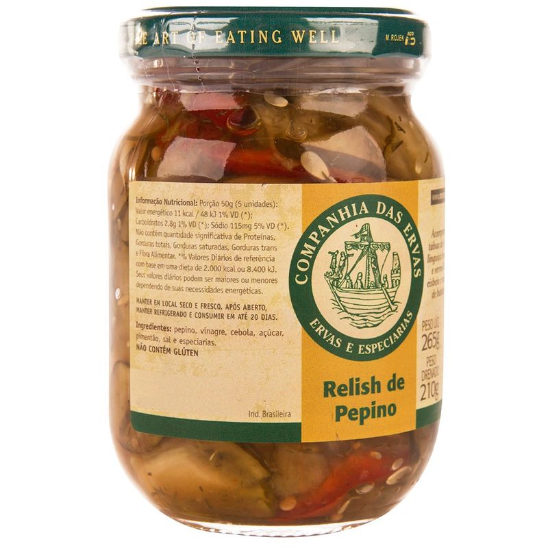 Relish-Pepino-Cia-Das-Ervas-265g