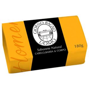 Sabonete em Barra Masculino Amarelo Giorno Uomo 180g