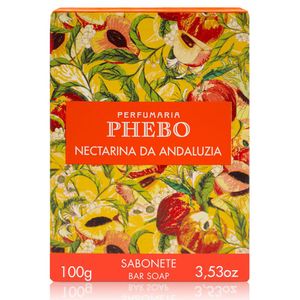 Sabonete em Barra Nectarina da Andaluzia Phebo Mediterrâneo 100g