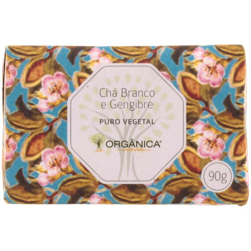 Sabonete-em-Barra-Puro-Vegetal-Cha-Branco-E-Gengibre-Organica-90g