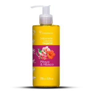 Sabonete Líquido Pitaya e Hibisco Puro Vegetal Orgânica 250ml