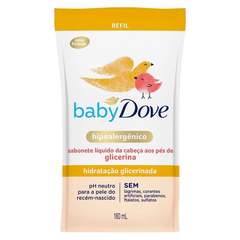 Sabonete-Liquido-Refil-Hidratacao-Glicerinada-Dove-Baby-180ml