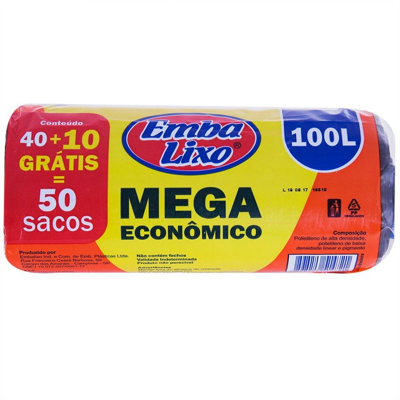 Saco-de-Lixo-100-Litros-Mega-Economico-Com-40-10-Gratis-Embalixo