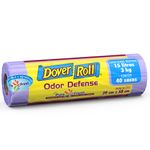 Saco-de-Lixo-Odor-Defense-Cor-Lilas-15-Litros-Dover-Roll-Com-40-Unidades