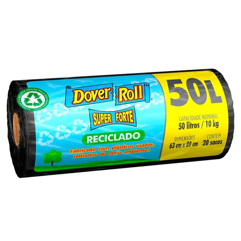 Saco-de-Lixo-Preto-Reciclado-Dover-Roll-50l-20-Unidades