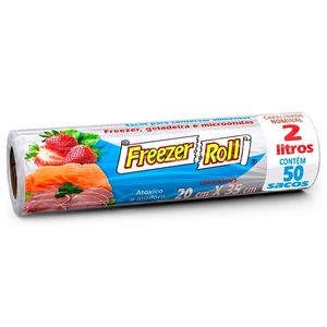 Saco para Freezer Freezer-Roll 2L 50 Unidades