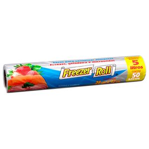 Saco para Freezer Freezer-Roll 5L 50 Unidades