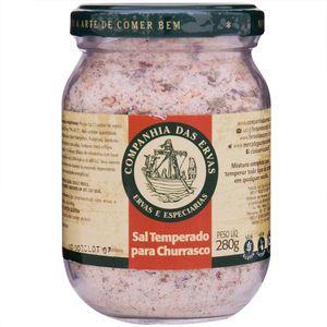 Sal Temperado para Churrasco Companhia das Ervas 280g