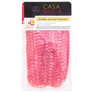 Salame Serrano Espanhol Fatiado Casa Basca 100g