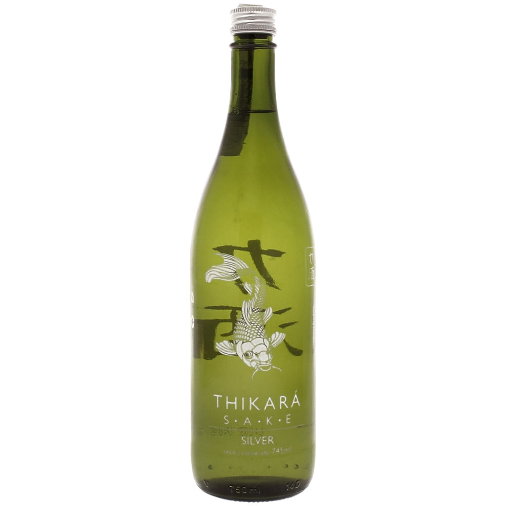 SAQUÊ THIKARÁ GOLD 745ml - Sake - Bebida fina - limao