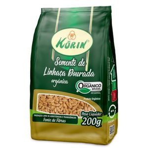 Semente de Linhaça Dourada Orgânica Korin 200g