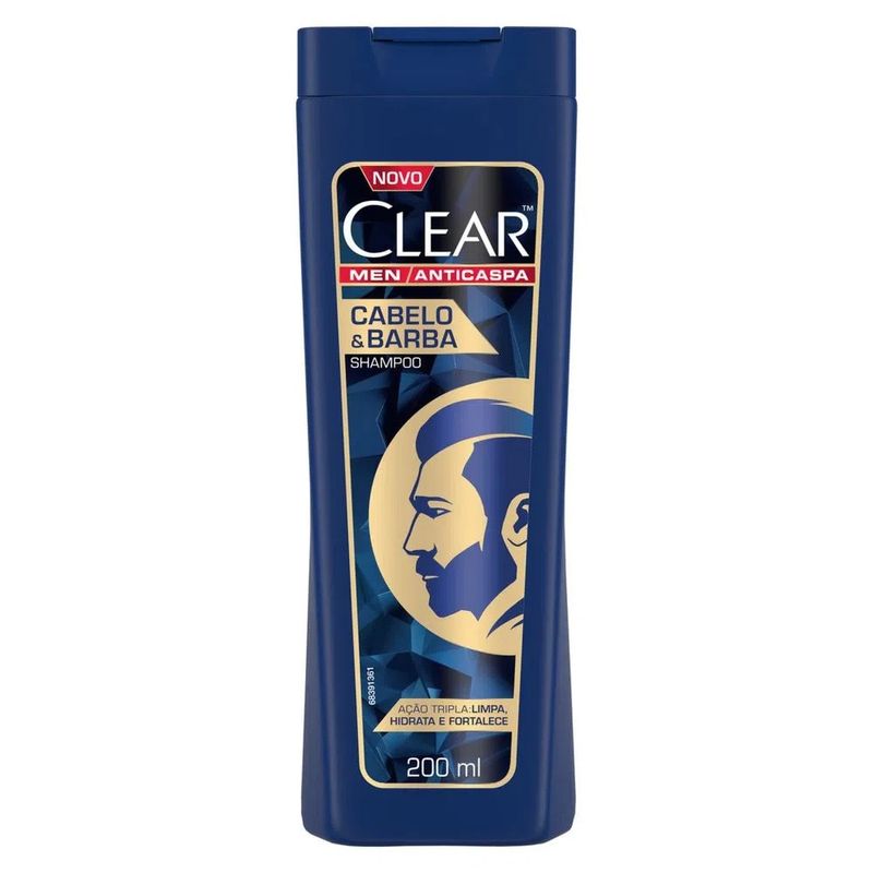 Shampoo-Anticaspa-Cabelo-Barba-Clear-Men-200ml