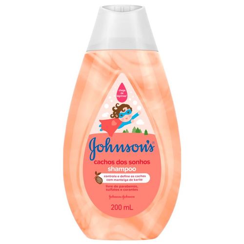 Shampoo Cachos dos Sonhos Johnson's Baby 200ml