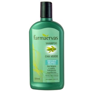 Shampoo Chá Verde Farmaervas 320ml
