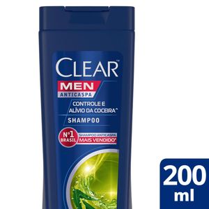 Shampoo Controle de Coceira Clear 200ml