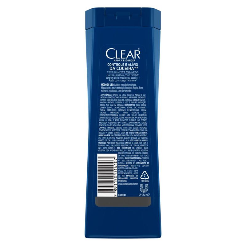 Shampoo-Controle-de-Coceira-Clear-200ml