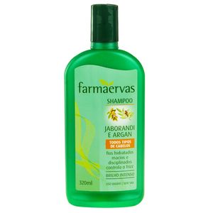 Shampoo Jaborandi e Argan Farmaervas 320ml