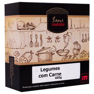 Sopa de Creme de Legumes e Carne Mambo 400g