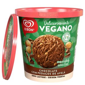 Sorvete de Chocolate Vegano Kibon 800ml