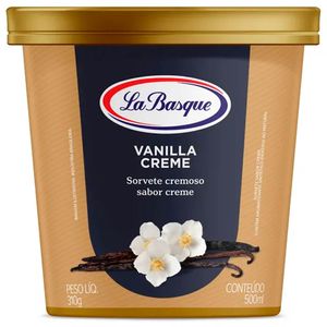 Sorvete de Vanilla Creme La Basque 500ml