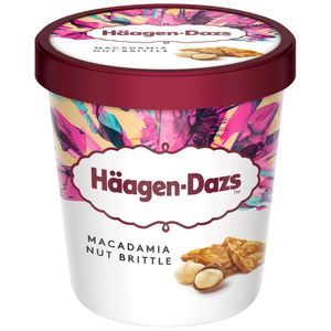 Sorvete Haagen Dazs Baunilha com Macadâmia 473ml